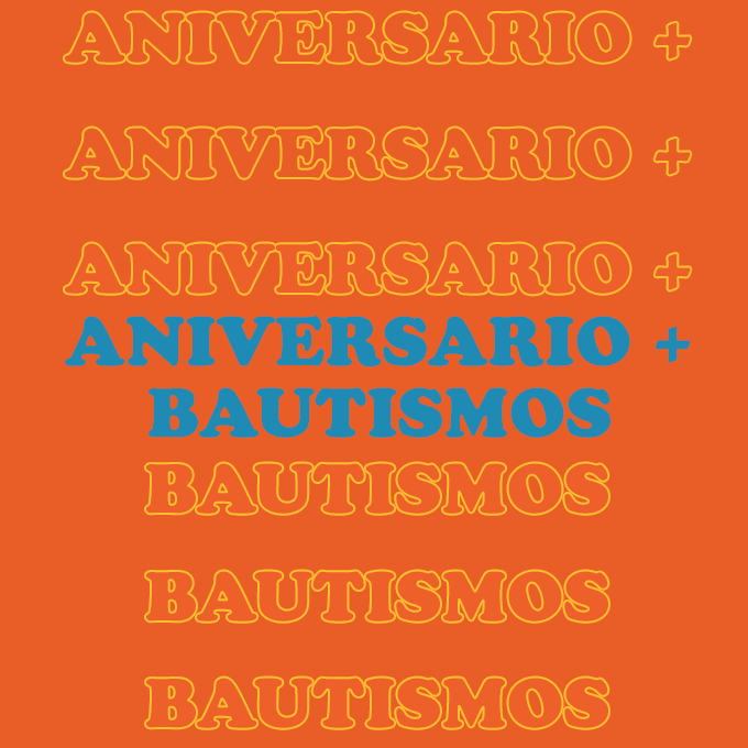 (Español) Aniversario + Bautismos