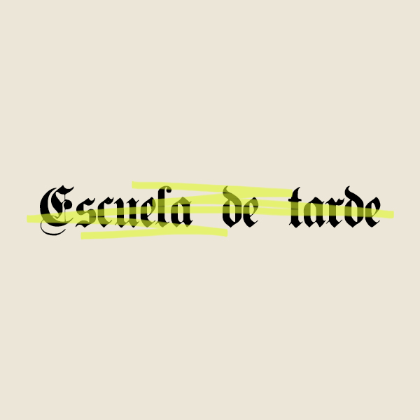 (English) Escuela de Tarde