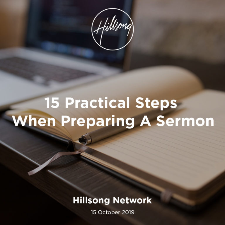 15 Practical Steps When Preparing A Sermon