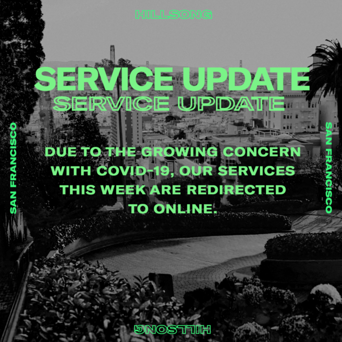 Sunday Service Moved To Online