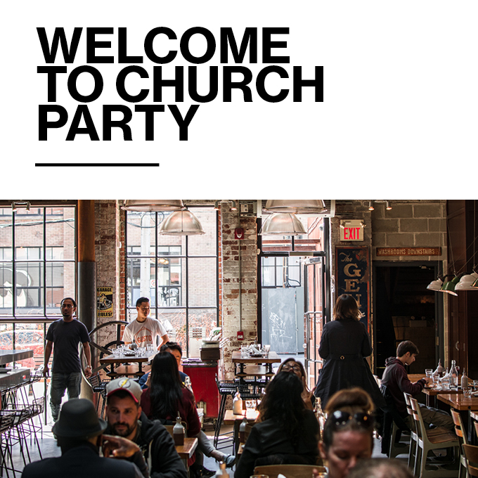 WELCOME TO CHURCH PARTY