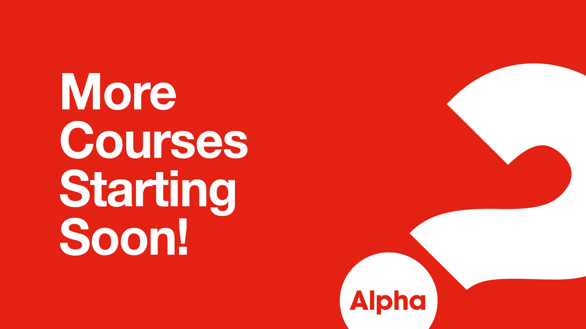 Alpha Course Online