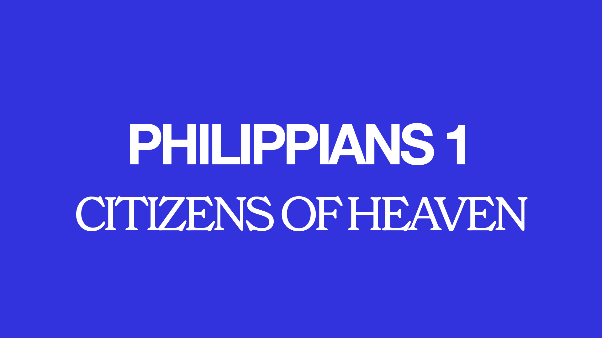 Philippians Series | Hillsong Online