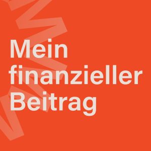 Mein finanzieller Beitrag