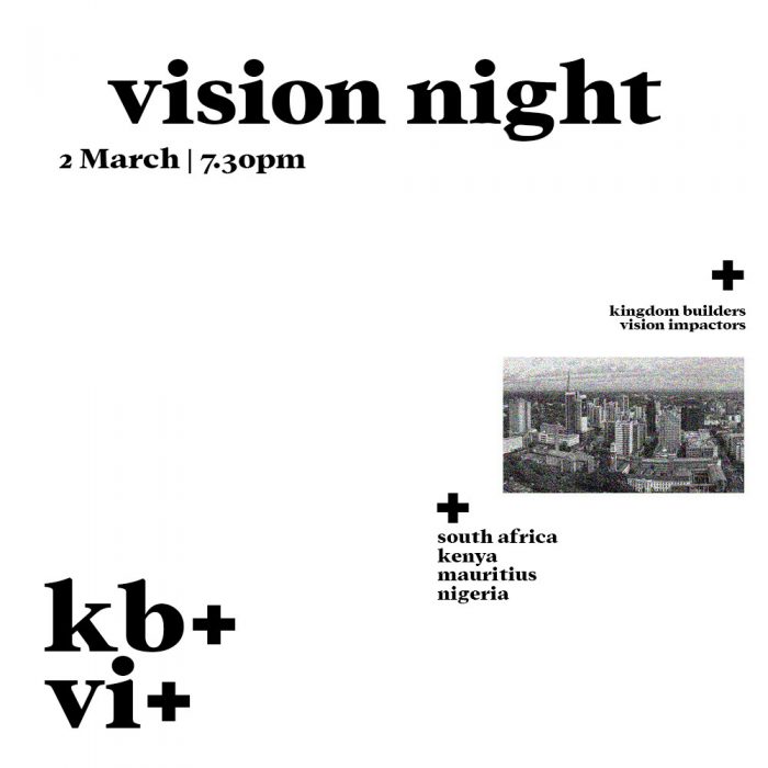 Kingdom Builder & Vision Impactors Vision Night