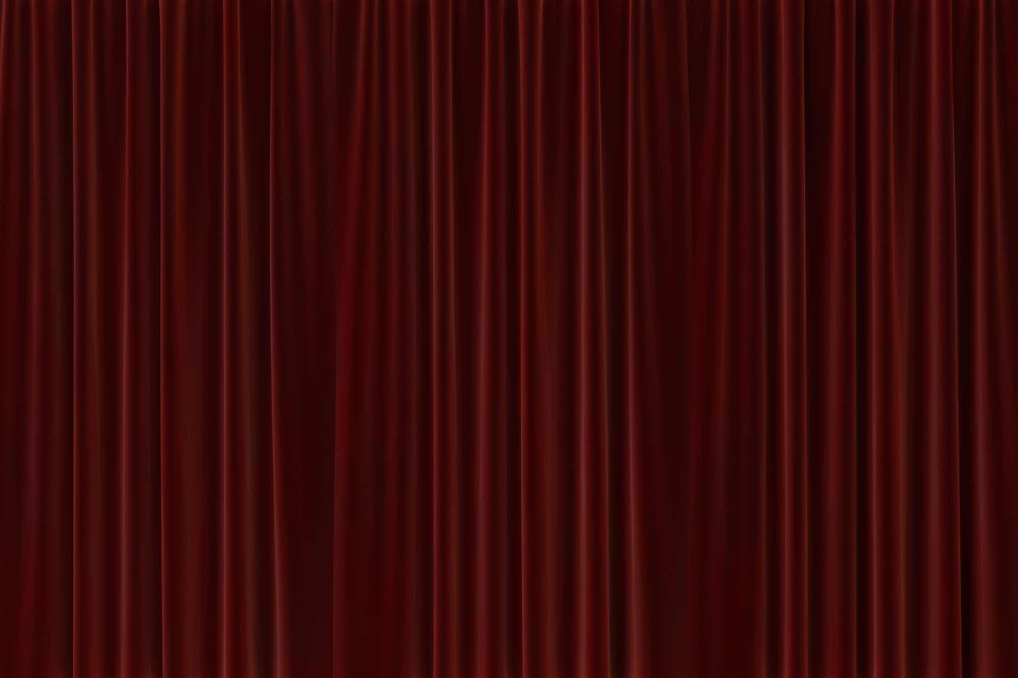 red-curtain background