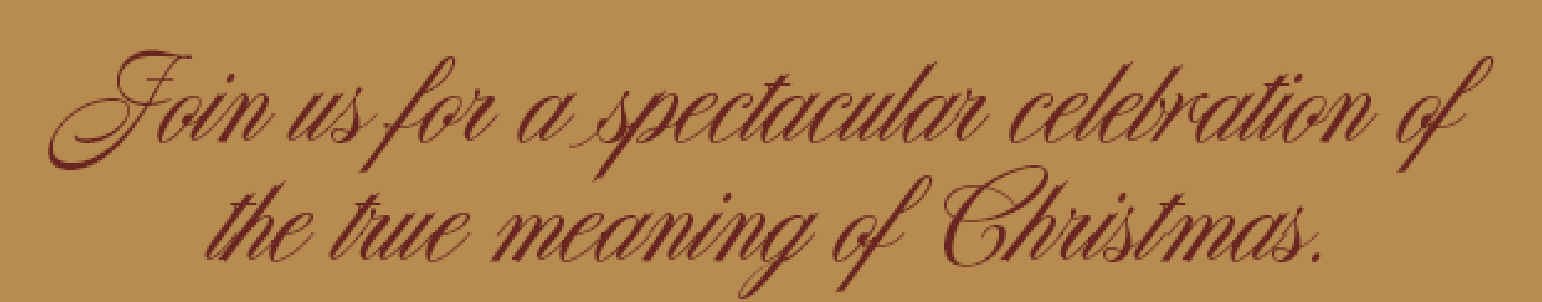 True Meaning of Christmas